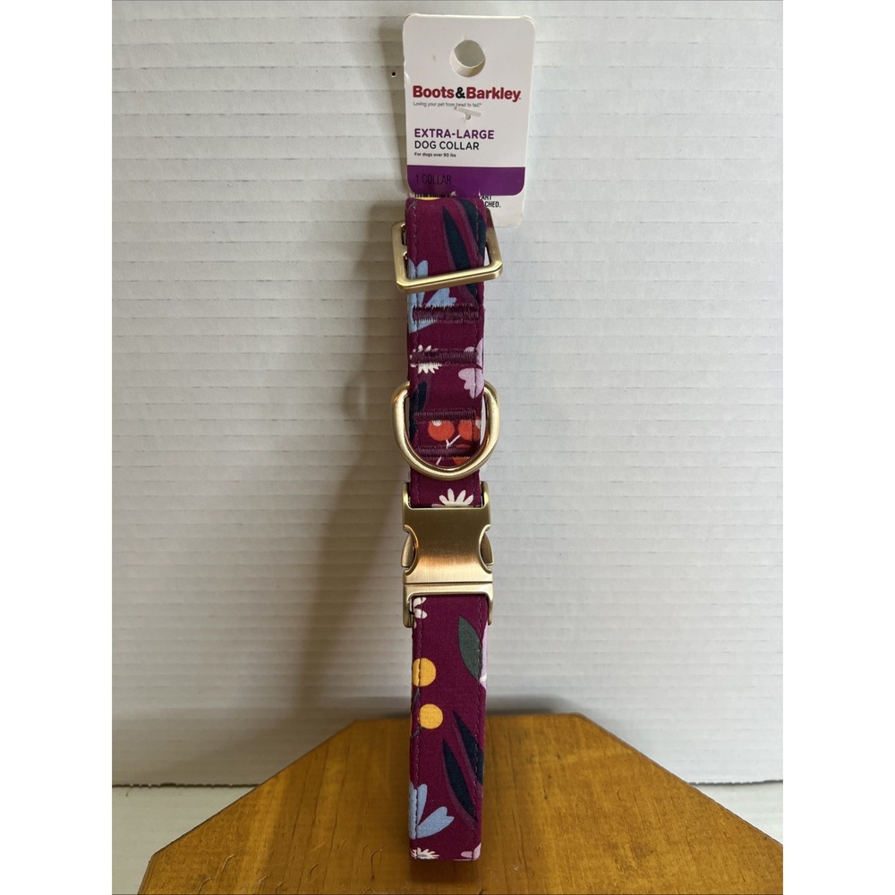 Floral Fashion Dog Collar - XL‎ - Boots & Barkley